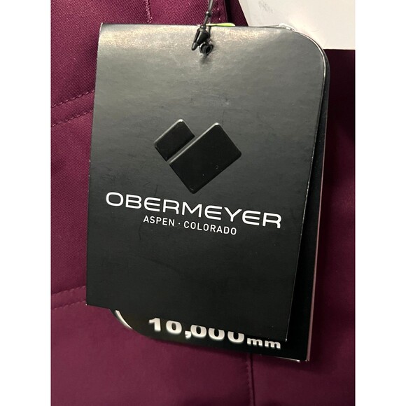 NWT $259 Obermeyer Tuscany II Women's 4 Ski Jacket Coat Faux Fur Purple Winter - Picture 11 of 16